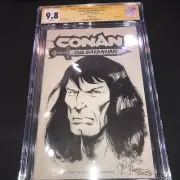 Conan The Barbarian #1 Variant Sketch & Signed BY JASON MOORE CGC 9.8