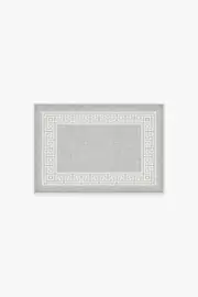 Bath Mat | Grey Bath Mat Rhodes Light | Ruggable