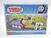 Thomas & Friends Push Along Mini Train Set Metal Engine Track & Cow Included