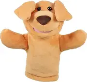 Plush Dog Hand Puppet Interactive Animal Role Play Doll for Storytelling Plush Material Comfortable Touch Suitable for Adults