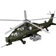 1/48 Scale 34cm Diecast Alloy Chinese Z10 Attack Helicopter Finished Model