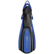 Mares Avanti Pure Open Heel Fins w/Bungee Straps, Small/Medium, Blue
