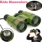 Children Kid Magnification Toy 6X Glass Lens Camouflage Binocular Telescope