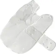 FIXOSHEE Transparent Dog Raincoat for Dogs Lightweight Hooded Poncho for Outdoor Use Keeps Pets Dry Rainy Days Easy to Carry and Pack