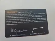 ROMAIN JEROME APOLLO 11 - Certificate of Authenticity