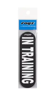 Rogz Personalised Pre-Made Badge Large In Training