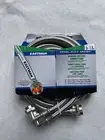 Eastman Washing Machine 6ft Hose Connectors (2 Pack) - Steel-Flex Hot/Cold