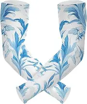 [Yoogain] UV Protection Arm Sleeves UV Protection Cartoon Leafy Sea Dragon Sky Blue Sleeve Women Tattoo Cover Anti-Run cubre brazos, Cartoon Leafy Sea Dragon Sky Blue