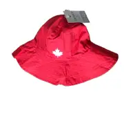 Carter's Girls Bucket Hat 2-in-1 Reversible Maple LEAF Floppy Sun Hat 4-6X Youth