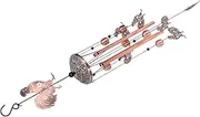WEKADRIN Retro Iron Wind Chimes Wind Chimes for Outside Indoor Wind Chimes Outdoor Wind Chime Pendant Wind Chimes Animals Chicken Wind Spinner Retro Wind Chime Wind Chimes Tubes Brown