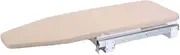 Wooden Folding Ironing Board Rotatable 180° Drawer Hidden Ironing Platform with Heat-Resistant Cover for Space Saving