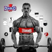 Diablo Muscle Arms Bicep Builder Arm Blaster Arm Machine with Heavy Duty Fitness Padded Strap for Men & Women (Red White)