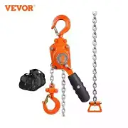 Manual Lever Chain Hoist,1/4 / 1/2Ton Capacity Come Along,with Double-Pawl Brake