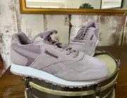 Women's Reebok Classics Lilac Mauve Suede Lace-Up Sneaker Harman Run New