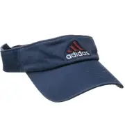 NEW adidas Men's CLIMALITE Adj. Golf/Tennis Cap/Visor-Lake Blue/Burnt Sienna