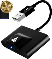 Android Auto Wireless Adapter Plug & Play Car Dongle, 5GHz WiFi, Easy Install