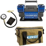 KINGS Thumper Max Dual Air Compressor + Tyre Deflator + Canvas KINGS Thumper Bag