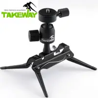 在飛比找momo購物網優惠-【TAKEWAY】T1+鉗式腳架即T1 Plus(360度多