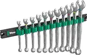 Wera 9640 Magnetic Rail and 6003 Joker 1 Ring Combination Spanner (11-Piece Set)