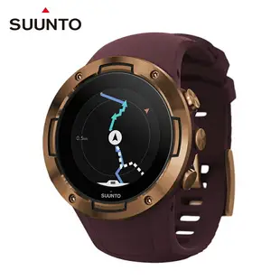 芬蘭 SUUNTO 5 防水GPS運動心率手錶 絕佳電池續航力 加贈日本sasaki運動毛巾 台灣授權正版公司貨