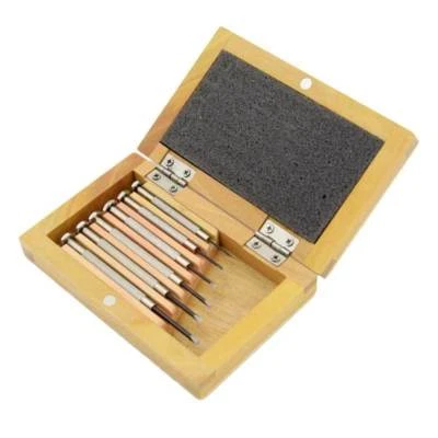Fixed Blade Screwdriver Set in Wood Box, 6 Pc