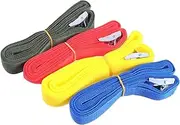 OSALADI 4pcs Cargo Straps Luggage Ratchet Straps Trunk Bundling Belt Auto Bundling Belt Ratchet Tie Cargo Lashing Zinc Alloy