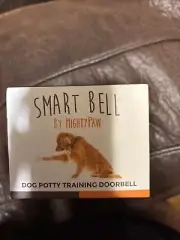 Smart Bell by MightyPaw Dog Potty Training White Self-Powered Wireless Doorbell