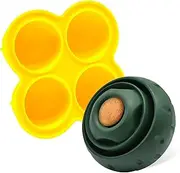 Dog Chew Toys Natural Rubber Fun to Chew, Chase and Fetch for Medium Dogs 25 lbs and Up, Keep Distracted, Slow Feeder, Teething Toy Ball, Anxiety Relief Boredom Reducer Corgi Labrador
