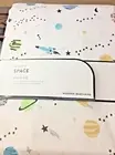 West Elm Pottery Barn Kids Organic Space Solar System Queen Sheet Set NWT Modern