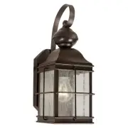 Forte Lighting 18006-01-32 Signature Outdoor Wall Light Antique Bronze