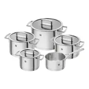 5pc Zwilling Vitality Stainless Steel Stock/Stew Pot/Saucepan w/ Lid Set Silver