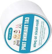 Mipcase 1Pc Cat Scratching Sticker Protective Tape Self Adhesive Transparent Scratch Tape for Sofa Couch Furniture Long Flexible and Durable Cat Scratch Deterrent