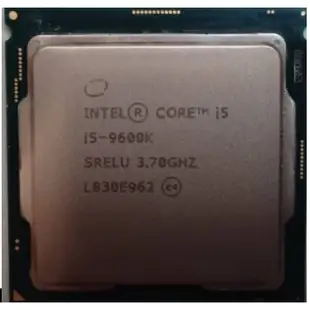 INTEL CPU I5-9600K 九代