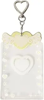 [Kaxenig] Photo Card Holder, Photo Card Sleeves - Photo Card Key Port Protector, Acrylic Transparent Key Chain Pendant for Backpack, Purse, School Bag