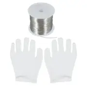 171Ft 24 Gauge Jewelry Wire, Jewelry Beading Wire 52M/0.5mm Silver