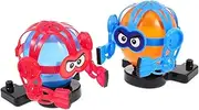 2 Sets Interactive Balloon Fencing Puppets Game for Parents Develop Hand Eye Coordination Team Spirit with Manual Control Balloon Punching Fun