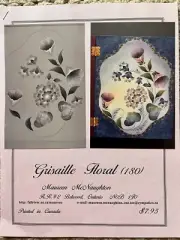 Decorative Paint Pkt “Grisaille Floral “ 180 by Maureen McNaughton