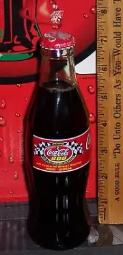 2004 COCA COLA 600 20 YEARS OF GREAT RACING 8 OUNCE GLASS COCA - COLA BOTTLE