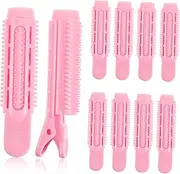 TOYZFRIENDY 20pcs Hair Roller Clips Lightweight Curling Tools for Volume Styling Hair Root Curler Clips for Home Travel Use for and Curly Hairstyles