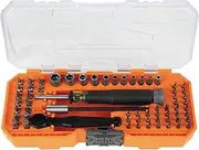 Klein Tools A-32787 Magnetic Micro-Ratchet Bit Precision Driver Set with Modular Case (64 Piece)