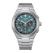 Citizen CA4610-85X Eco-Drive Super Titanium Chronograph Sapphire Green Dial