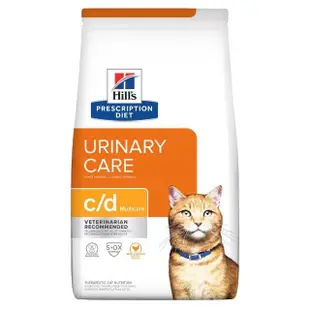 【Hills 希爾思】處方貓用飼料 c/d Multicare 6kg(全效配方 泌尿道健康)