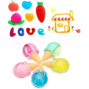 62g Ice cream Crystal Slime Mud Putty Plasticine DIY Toy Gift Stress Reliever 160 LIGHT BLUE