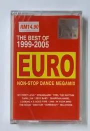 The Best EURO Non-stop Dance Megamix VMP Records Malaysia Cassette Brand NEW