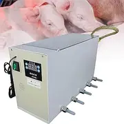 10 Nipples Double-Side Piglets Milk Feeder, Smart Constant Temperature, 200W Automatic Piglet Nursing Milking Machine Pig Milk Feeder, Automatic Constant Temperature Control, Automatic Power Off