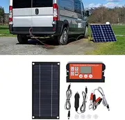 ElgnAura 600 Watt Solar Panel Kit, Monocrystalline Solar Battery Charger with 100A Solar Charge Controller, Ideal for RV Marine Boat Car Battery