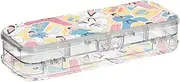Yoogain Colorful Cartoon Taekwondo Clear Pencils Box 2 Layer Hard Boxes Pens Case For Art Supplies With Lid