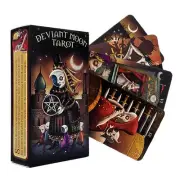 English Deviant Moon Tarot Cards Fate Divination Board Game Oracle Guidance Card