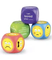 NWT-Learning Resources Soft Foam Emoji Conversation Cubes