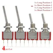 4Pcs RC Transmitter 3/2 Position Toggle Switch For FLYSKY Radiolink WFLY OPENTX